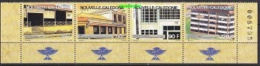 New Caledonia / Nouvelle Caledonie 1994 Post Office Buildings Strip 4v ** Mnh (20543) - Nuovi