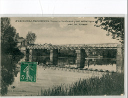 86 - Availles Limousines : Le Grand Pont Métallique - Availles Limouzine