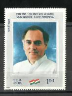 INDIA, 1991, Rajiv Gandhi , A Life For India,   MNH, (**) - Ungebraucht