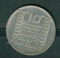 Piece, Argent Silver  10 Francs  Type Turin Année 1933 - Pia11010 - 10 Francs