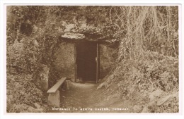 RB 1028 - Early Raphael Tuck Real Photo Postcard - Entrance To Kent's Cavern- Torquay Devon - Torquay