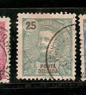 Portugal & Ponta Delgada, D. Carlos I, 1897 (18) - Ponta Delgada