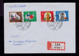 Arts Contes Fables Légends Tissage Weaving Enfance Tourisme 1967 Fdc Set Cover Germany Gc2270 - Cuentos, Fabulas Y Leyendas