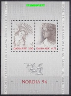 Denmark 1992 Nordia M/s ** Mnh (20559) - Blocs-feuillets