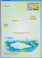 WHALES DELPHINAPETRUS LEUCAS ROMANIA POSTAL STATIONERY - Baleines