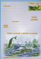 WHALES PHYSETER CATODON ROMANIA POSTAL STATIONERY - Baleines