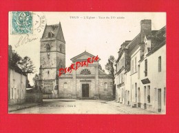 Orne - TRUN - L'Église - Tour Du XVe Siècle ... ( Cpa Précurseur ) - Trun