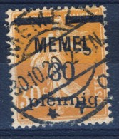 ##K1174. Memel 1920. Surprinted French Stamp. Michel 21. Used. - Oblitérés