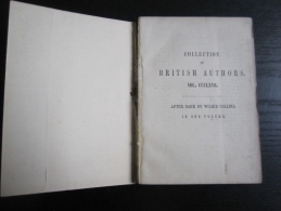 After Darck By Wikie Collins (collection Of British Authors - B. Tauchnitz - 1856) 68 Pages, Couverture Décollée - Autres & Non Classés