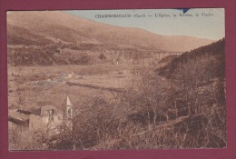 30 - 310315 - CHAMBORIGAUD - L'église, La Rivière, Le Viaduc - Chamborigaud