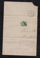 Brazil Brasil 1871 Cover Fragment Manuscript Cancel To Rio De Janeiro - Briefe U. Dokumente