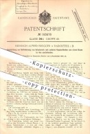 Original Patent - Heinrich A. Brugger In Radolfzell , 1906 , Vorrichtung Zur Beförderung Von Schuhwerk Aus Einem Raum !! - Radolfzell