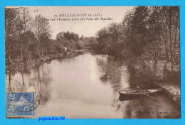 BALLANCOURT (Essonne) VUE SUR L´ESSONNE PRISE DU PONT DU BOUCHET. - Ballancourt Sur Essonne