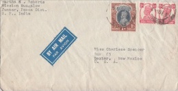 India    Nice Airmail Cover From India To The USA   Lot 770 - Lettres & Documents