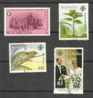 Seychelles N°355, 759, 766 (838 Offert Manque 1 Dent) Cote 6.90 Euros - Seychellen (1976-...)