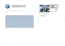 Schweiz Bern-Niederwangen WebStamp (Internetmarke) BMW-Autohaus Pro Clima Baum B-Standard Label BMW Automarti - Briefe U. Dokumente