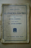 PCO/8 Andrea Gustarelli IL POEMA SACRO - DIVINA COMMEDIA - IL PURGATORIO Signorelli 1936 - Anciens