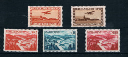 Sarre. Dos Series Del Correo Aereo Av 1/2*.-Av 9/11*. Valor 61 Euros - Unused Stamps