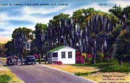 PANAMA City Florida  West Gate To Tyndall Fild Near Panama City, Automobiles - Panama City