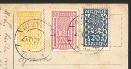KLAGENFURT Gegen Westen Kärnten Briefmarken ! 1923 - Klagenfurt