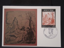 ANDORRE Français - Détaillons Collection - Petit Prix - Lot N° 5384 - Cartes-Maximum (CM)