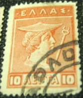 Greece 1913 Hermes Head 10l - Used - Unused Stamps