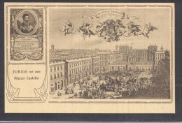 9379-TORINO NEL 1600-PIAZZA CASTELLO-FESTE COMMEMORATIVE TORINESI-1928-FP - Expositions