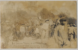 Real Photo La Semana Tragica 9/18 Febrero 1913 Presidente Madero Arengando A La Multitud  Assassinated Feb 22 - Mexique