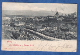 CPA Précurseur De 1899 - Gruss Aus KREMS An Der DONAU - C. Ledermann Jr. - Krems An Der Donau
