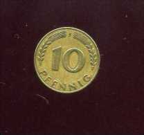 - ALLEMAGNE RFA . 10PF. 1949 . - 10 Pfennig