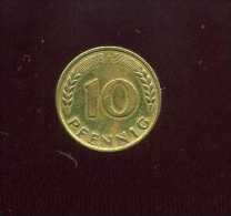 - ALLEMAGNE RFA . 10PF. 1950 . - 10 Pfennig