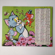 Calendrier/almanach Des PTT, Année Bissextile 1980. Tom Et Jerry - Grand Format : 1971-80