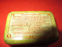 2 Petites Boites Métalliques à Cachets/Le Reniol/Pharmacie Revel /Rue St Lazare/Paris//vers 1920-30   BFPP36 - Dozen