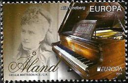 Aland - 2014 - Europa CEPT - Musical Instruments - Mint Stamp - Aland