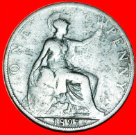 * MISTRESS OF THE SEAS★UNITED KINGDOM★PENNY 1897! NOT HIGH SEA LEVEL~VICTORIA! LOW START★NO RESERVE! GREAT BRITAIN - D. 1 Penny