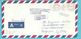 Brief Met Roodfrankeering ZAVENTEM  Naar ARENDONK Met Stempel RETOUR ..... - 1980-1999