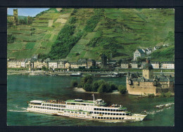 (1264) AK Burg Gutenfels Und Pfalz Bei Kaub - M.S. Rhein - Schiff - Kaub