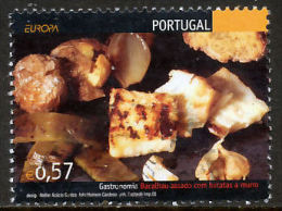 !										■■■■■ds■■ Portugal 2005 AF#3229 Europe Gastronomy Bacalhau Potates Food Nice Stamp VFU (k0102) - Usati