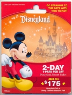Disneyland Resort,  Anaheim, CA., U.S.A.  Admission Ticket Card On Its Backer # Dt-185a - Passeports Disney