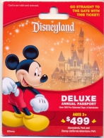 Disneyland Resort,  Anaheim, CA., U.S.A.  Admission Ticket Card On Its Backer # Dt-190a - Passeports Disney