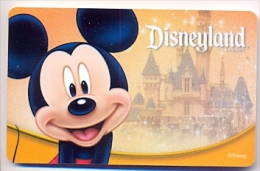 Disneyland Resort,  Anaheim, CA., U.S.A.  Admission Ticket Card  # Dt-181 - Passeports Disney