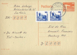 DDR / GDR - Postkarte Echt Gelaufen / Postcard Used (D1275) - Postkarten - Gebraucht