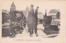 Cp , 61 , ALENÇON , Les Bords De  La Sarthe - Alencon