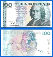 Suede 100 Couronnes 2009 Carl Von Linne Kronor Sveriges Paypal Skrill Bitcoin OK - Sweden