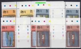 Falkland Islands Dependencies 1985  Pictorials Imprint Date "1985" 5v Gutter ** Mnh (20622) - Georgia Del Sud