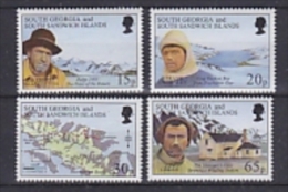 South Georgia 1996 Shackleton's Trek 4v ** Mnh (20626) - Georgia Del Sud