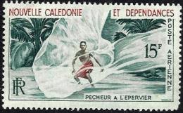 NEW CALEDONIA 15 FRANCS PERCHER A L'EPERVIER SURFING SPORT SET OF 1 MNH 1960's(?) SG251 READ DESCRIPTION !! - Unused Stamps