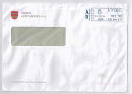 Norway Cover Meter Franking 2014 - Covers & Documents