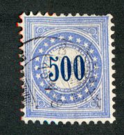 6264  Swiss 1878  Michel #9 IIN  Zum.#9 II (o) Cat.€65. - Offers Welcome! - Taxe