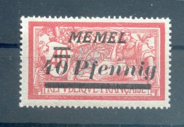 Memel 60I ABART**POSTFRISCH BPP (72228 - Klaipeda 1923